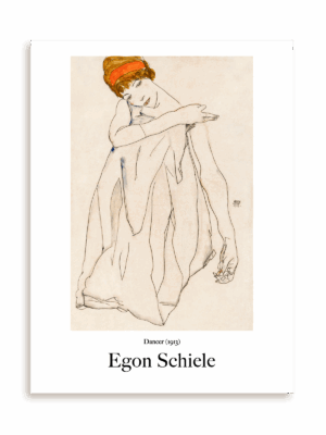 Plakat Egon Schiele - Dancer (1913) bez ramy