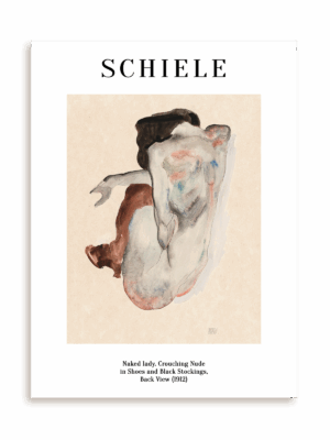 Plakat Egon Schiele - Naked lady (1912) bez ramy