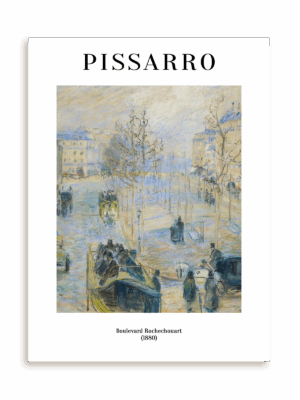 Plakat Pissarro - Boulevard Rochechouart (1880) bez ramy