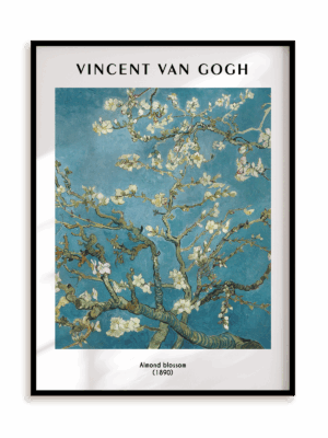 Plakat Vincent Van Gogh - Almond blossom (1890) w ramie aluminiowej