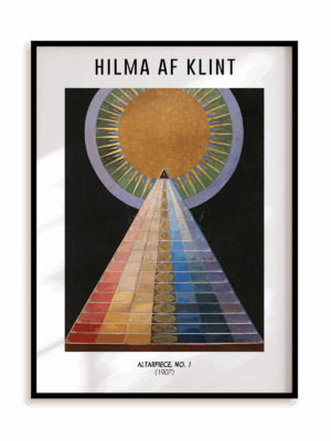 Plakat Hilma af Klint - Altarpiece, No. 1 (1907) w ramie aluminiowej