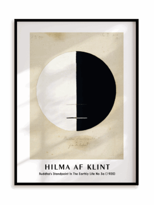 Plakat Hilma af Klint - Buddha's Standpoint in the earthly life no 3a (1920) w ramie aluminiowej