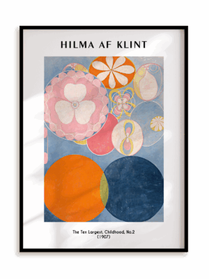Plakat Hilma af Klint - The Ten Largest, Childhood, No. 2 (1907) w ramie aluminiowej