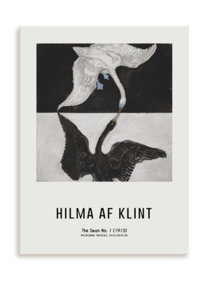 Plakat Hilma af Klint - The Swan No. 1 (1915) bez ramy