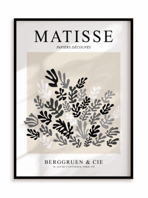 Plakat Matisse Papiers Découpés Berggruen & Cie w ramie aluminiowej