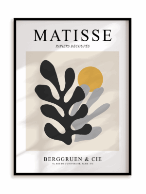 Plakat Matisse Papiers Découpés Berggruen & Cie 2 w ramie aluminiowej