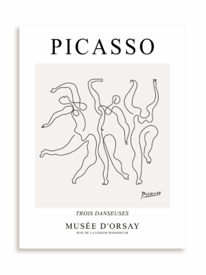 Plakat Picasso Trois danseuses Musée D'orsay bez ramy