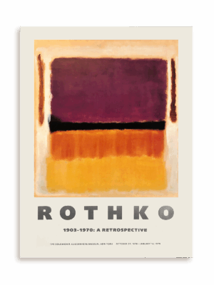 Plakat Rothko 1903-1970: A retrospective bez ramy