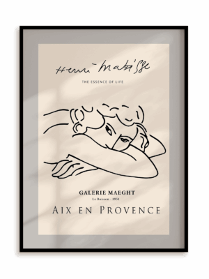 Plakat Matisse Portrait w ramie aluminiowej