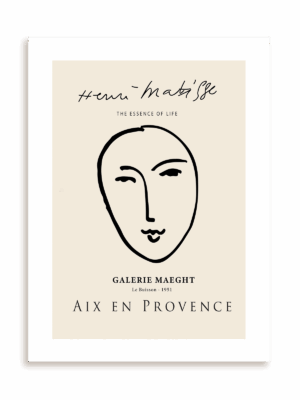 Plakat Matisse Face bez ramy