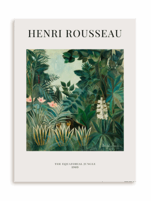 Plakat Henri Rousseau  - The Equatorial Jungle bez ramy