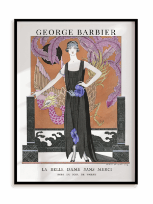 Plakat George Barbier - La belle dame sans merci w ramie aluminiowej