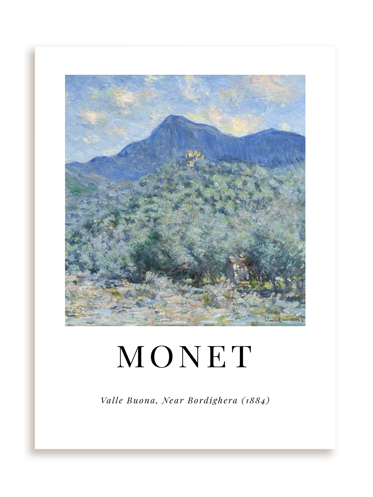 Plakat Monet - Valle Buona bez ramy