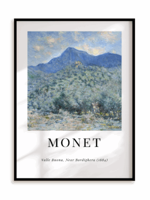 Plakat Monet - Valle Buona w ramie aluminiowej