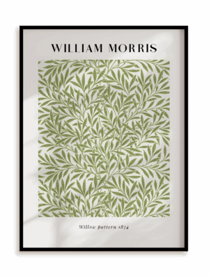 Plakat William Morris - Willow pattern w ramie aluminiowej