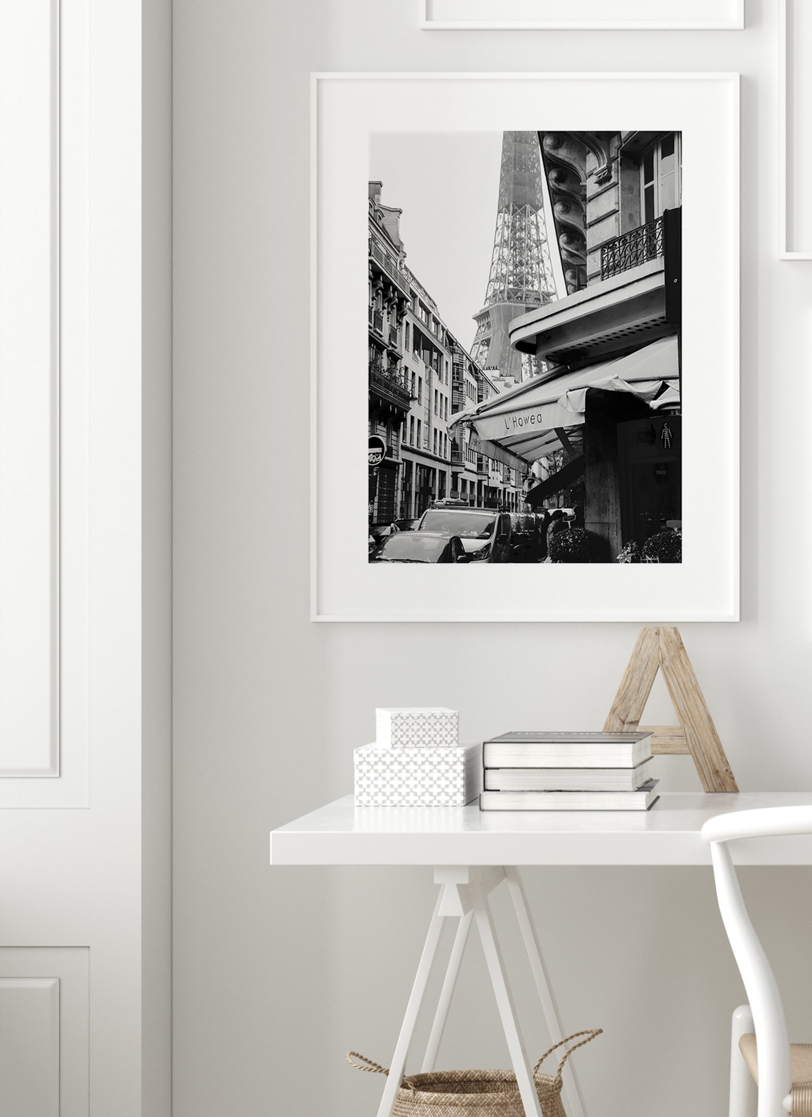 Plakat Paryż w stylu retro bez ramy - obrazek 2