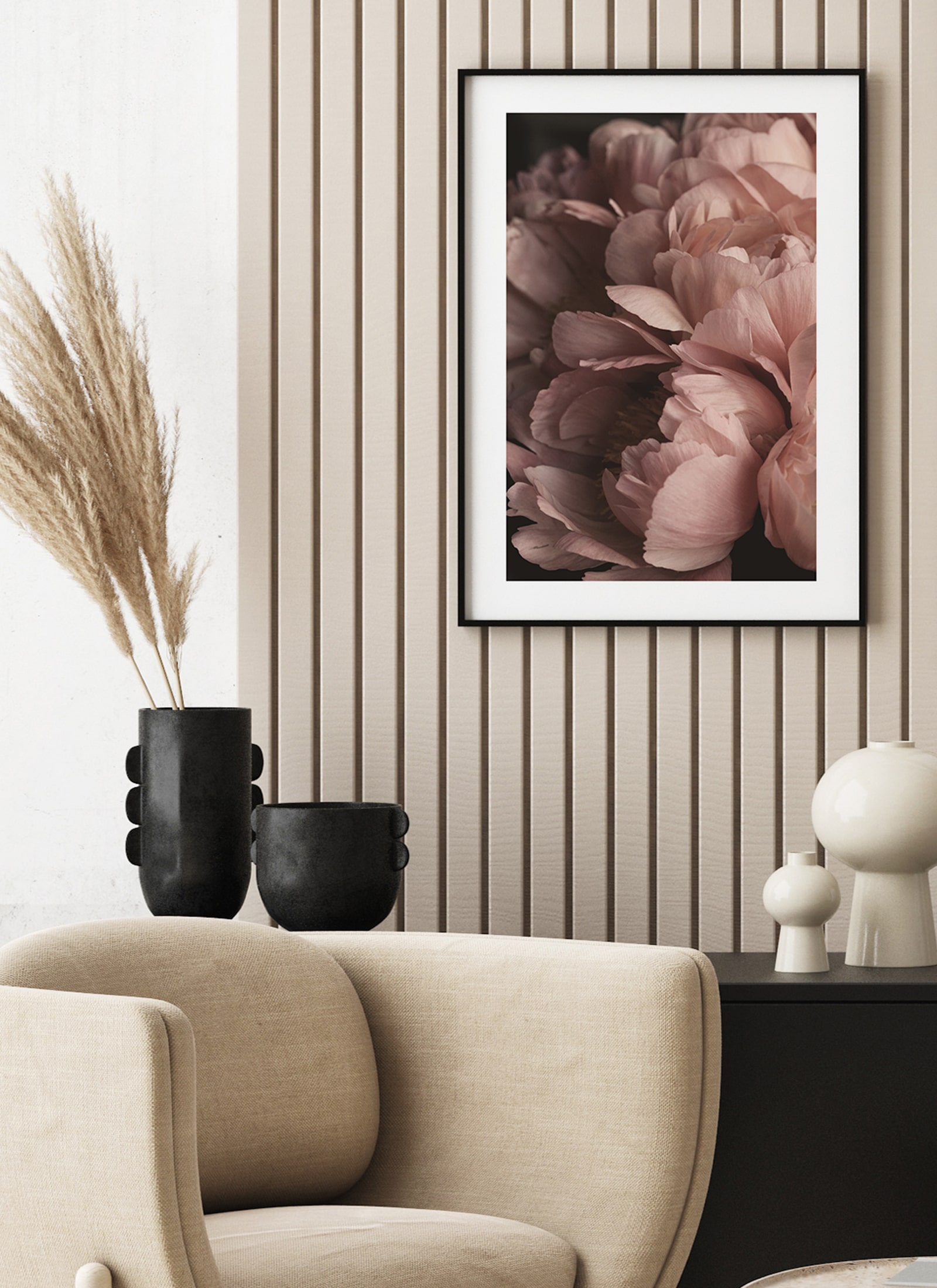 Plakat Kwiatowy światłocień bez ramy - obrazek 2