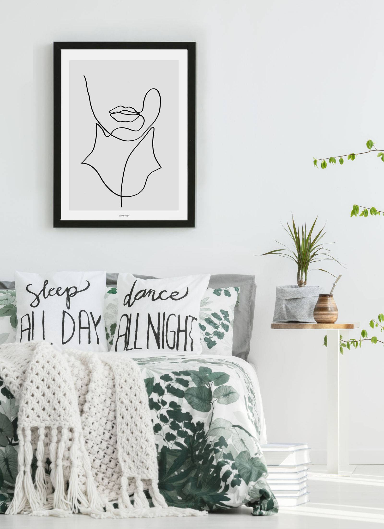 Plakat Pisana linią bez ramy - obrazek 2