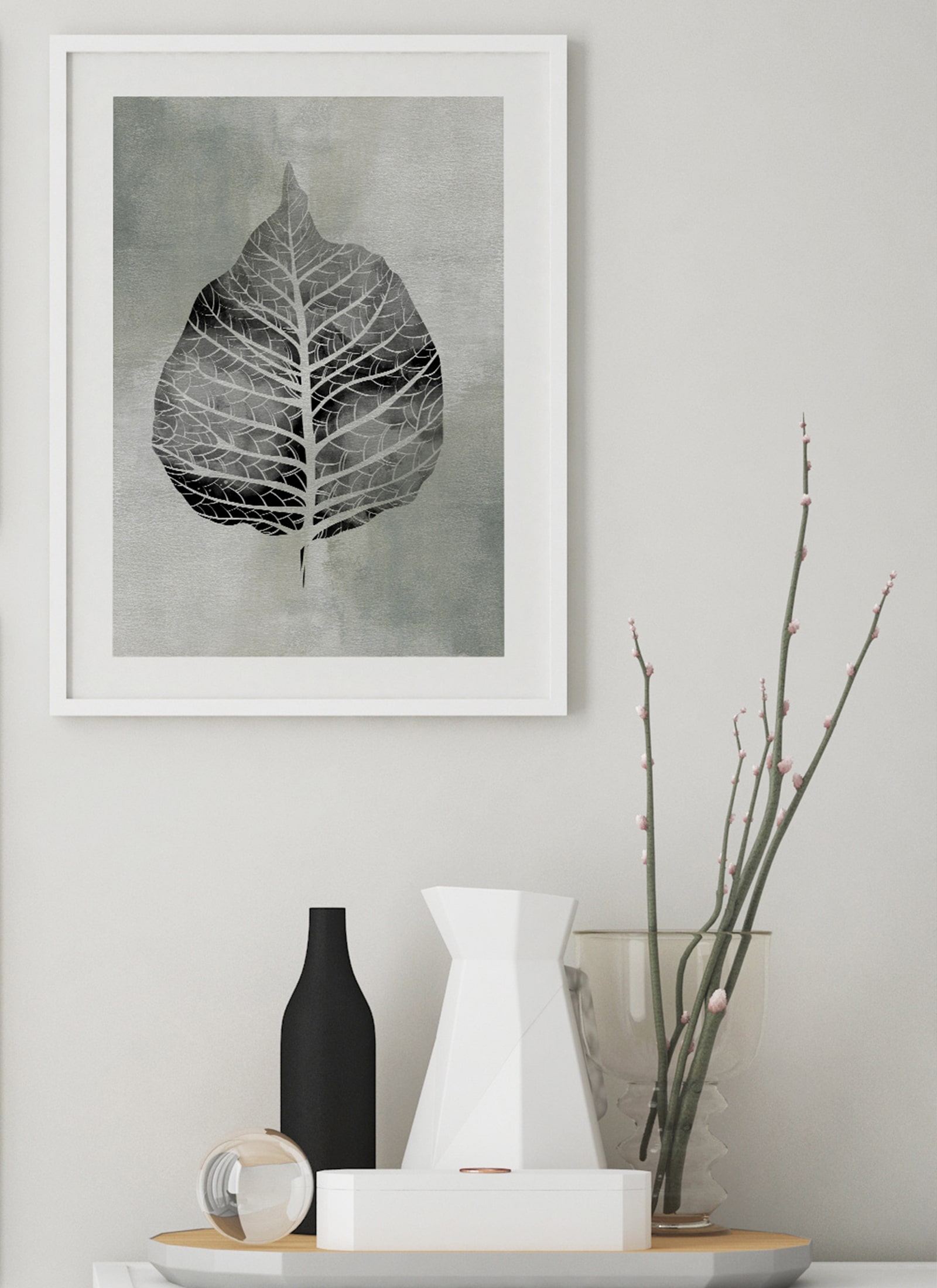 Plakat Rentgen liścia bez ramy - obrazek 2