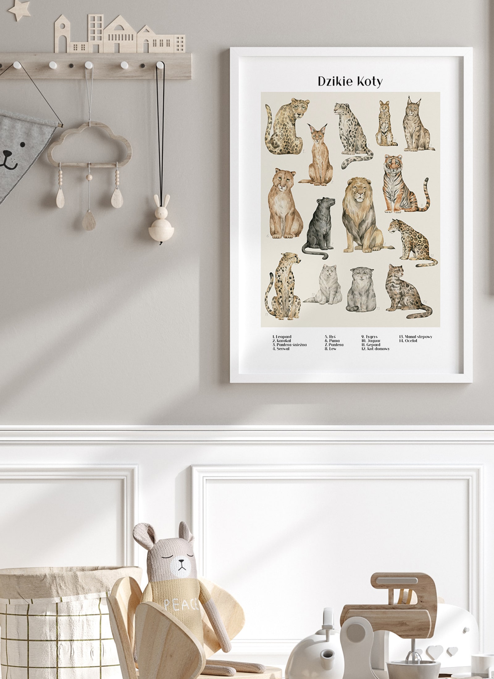 Plakat Dzikie koty bez ramy - obrazek 2