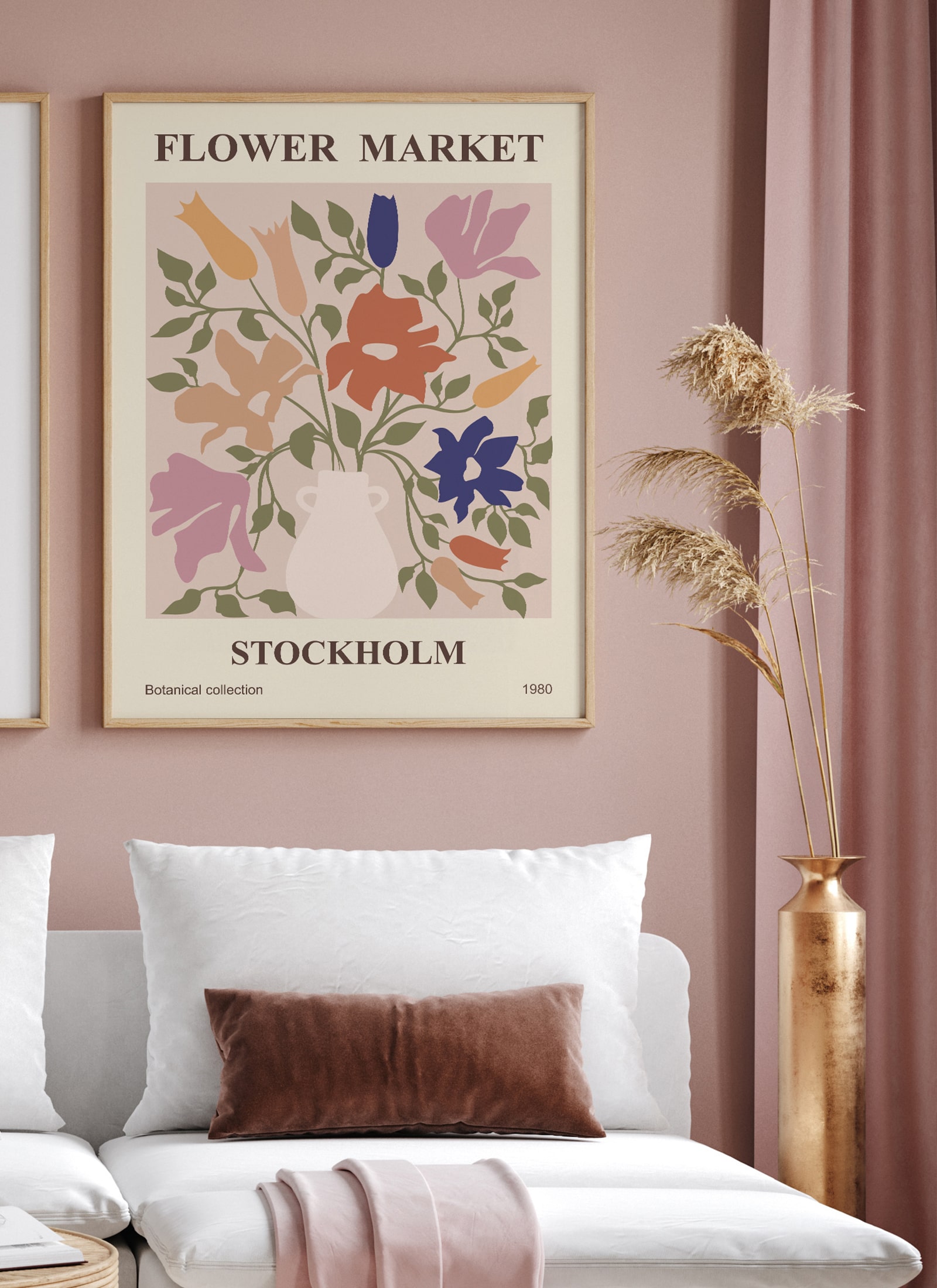 Plakat Flower market: Stockholm bez ramy - obrazek 2