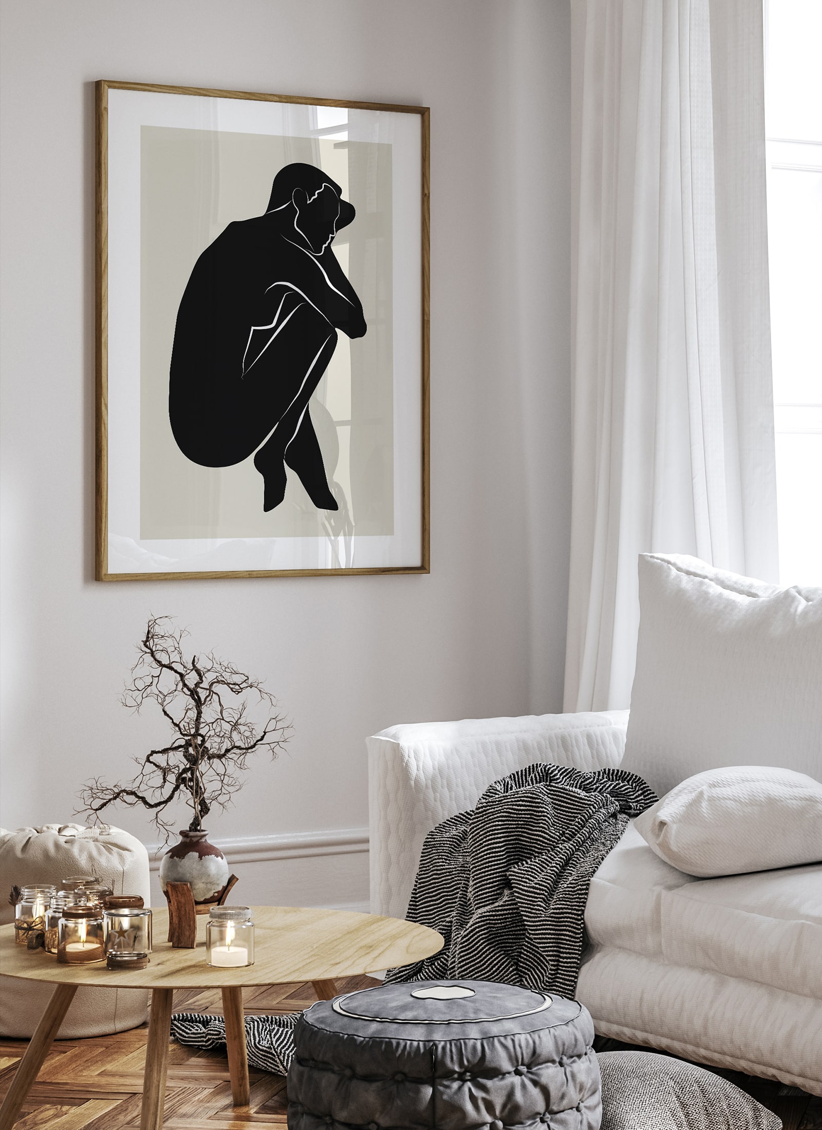 Plakat Zwinięta w kłębek bez ramy - obrazek 2