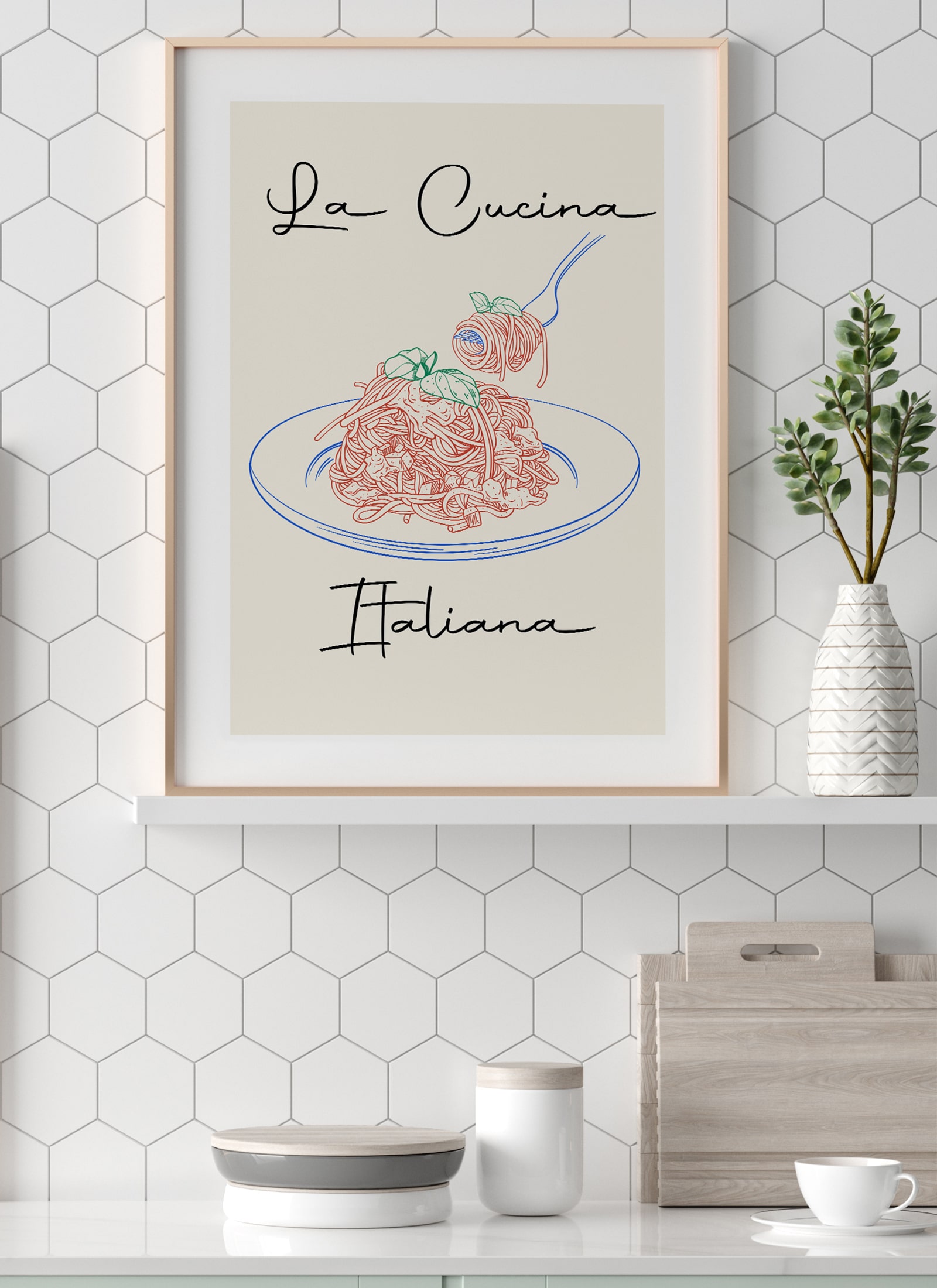 Plakat La Cucina Italiana bez ramy - obrazek 2