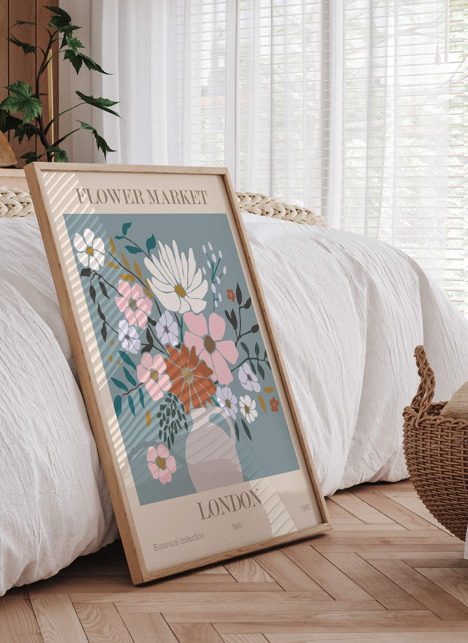 Plakat Flower market: London bez ramy - obrazek 2