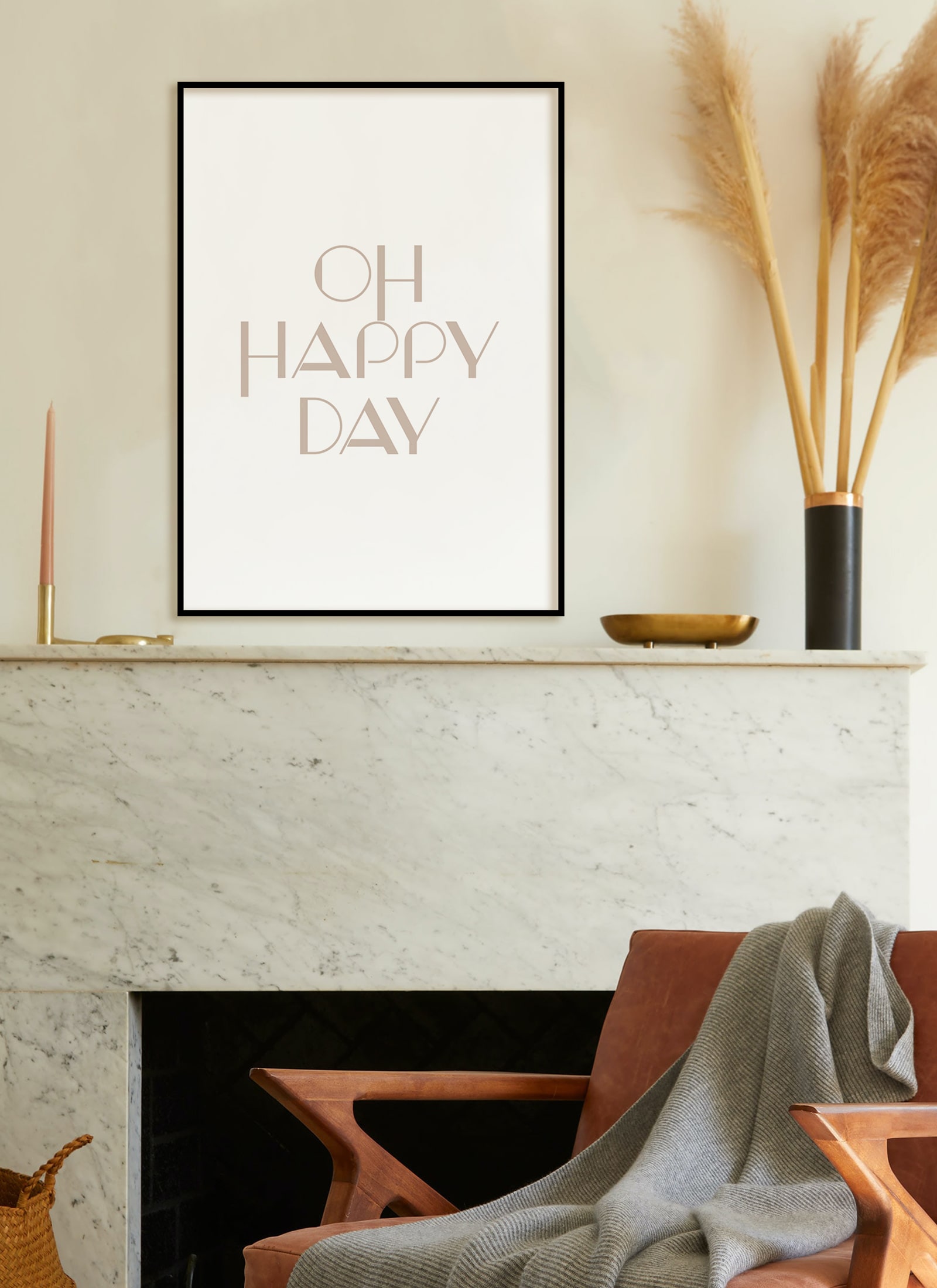 Plakat Oh happy day bez ramy - obrazek 2