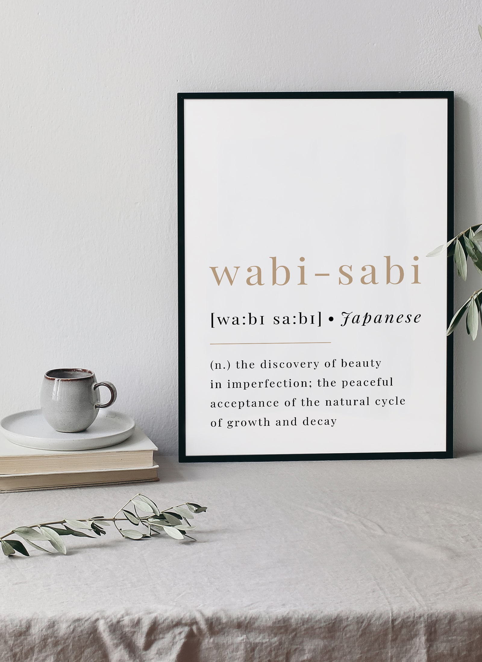 Plakat Wabi - sabi bez ramy - obrazek 2