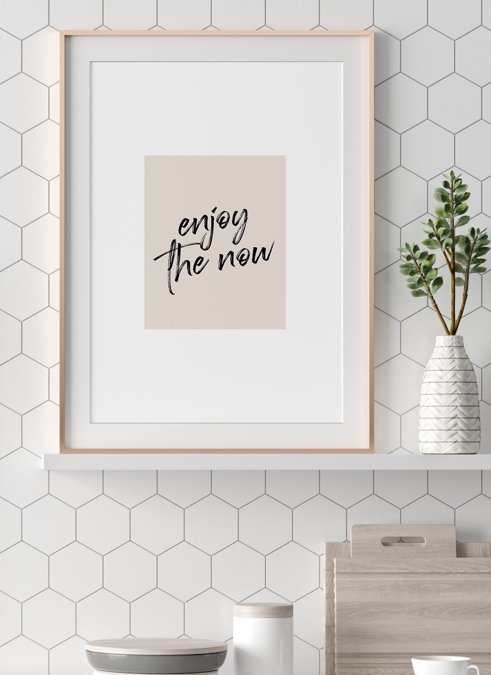 Plakat Enjoy the now bez ramy - obrazek 2