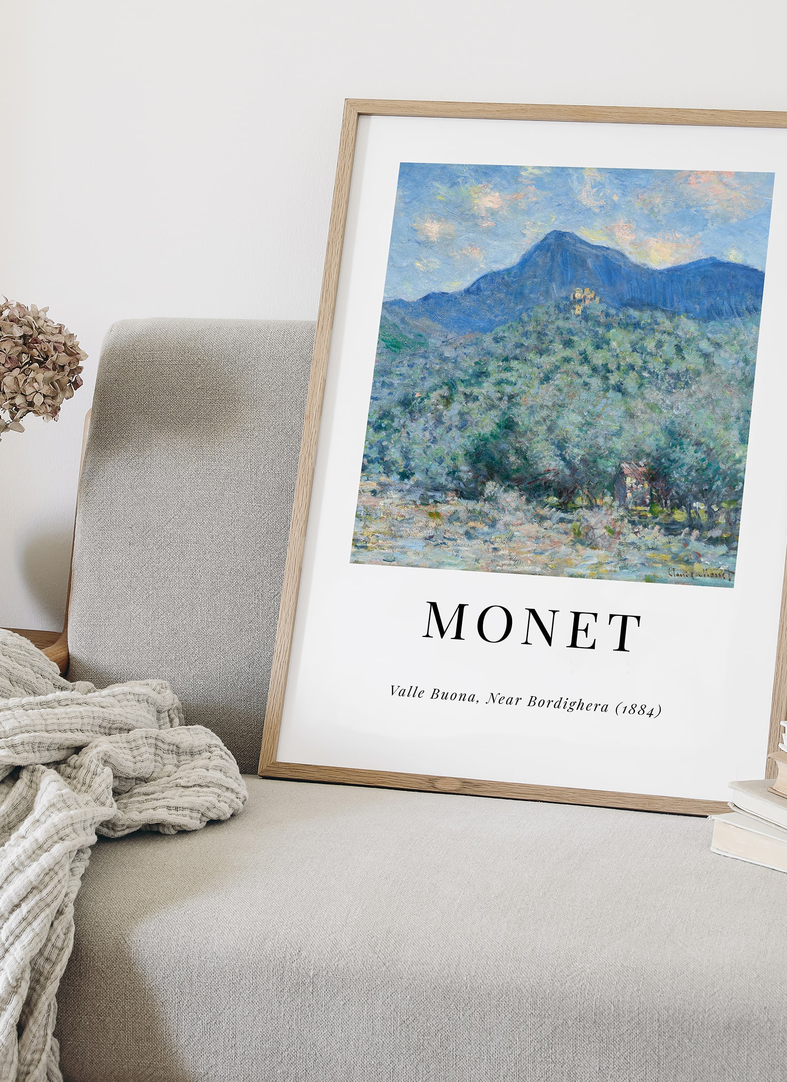 Plakat Monet - Valle Buona bez ramy - obrazek 2